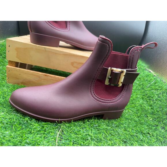 Henry Ferrera- Burgundy- Rain Boots- Size 9US/EU40W - Picture 2 of 10
